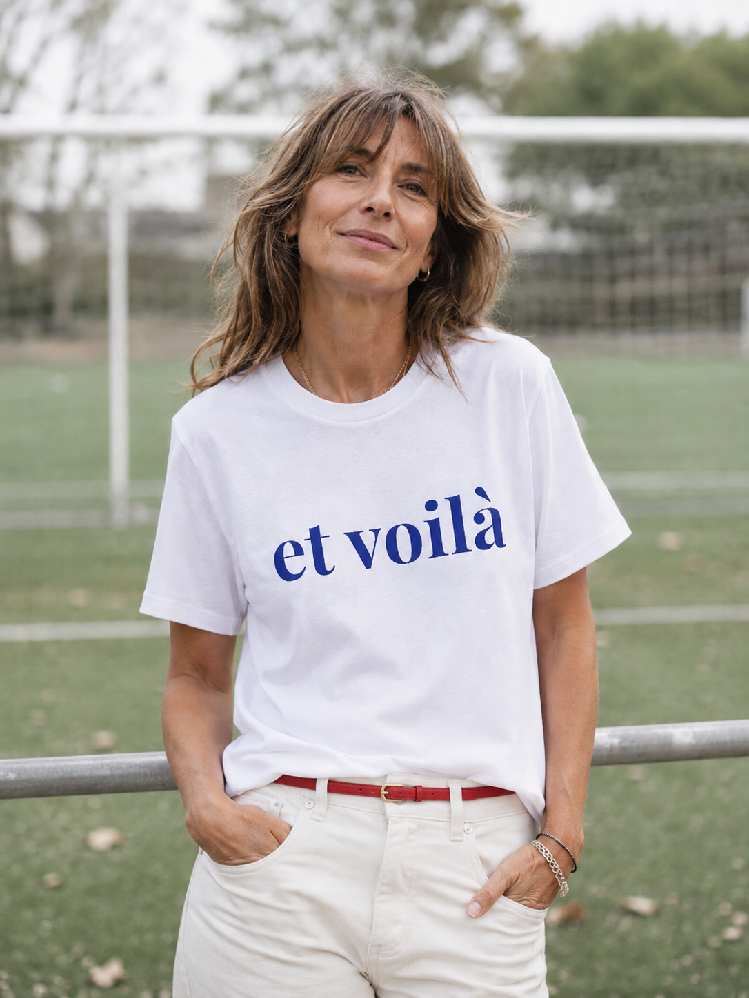 The Voilà Tee, blue edition - Loose fit