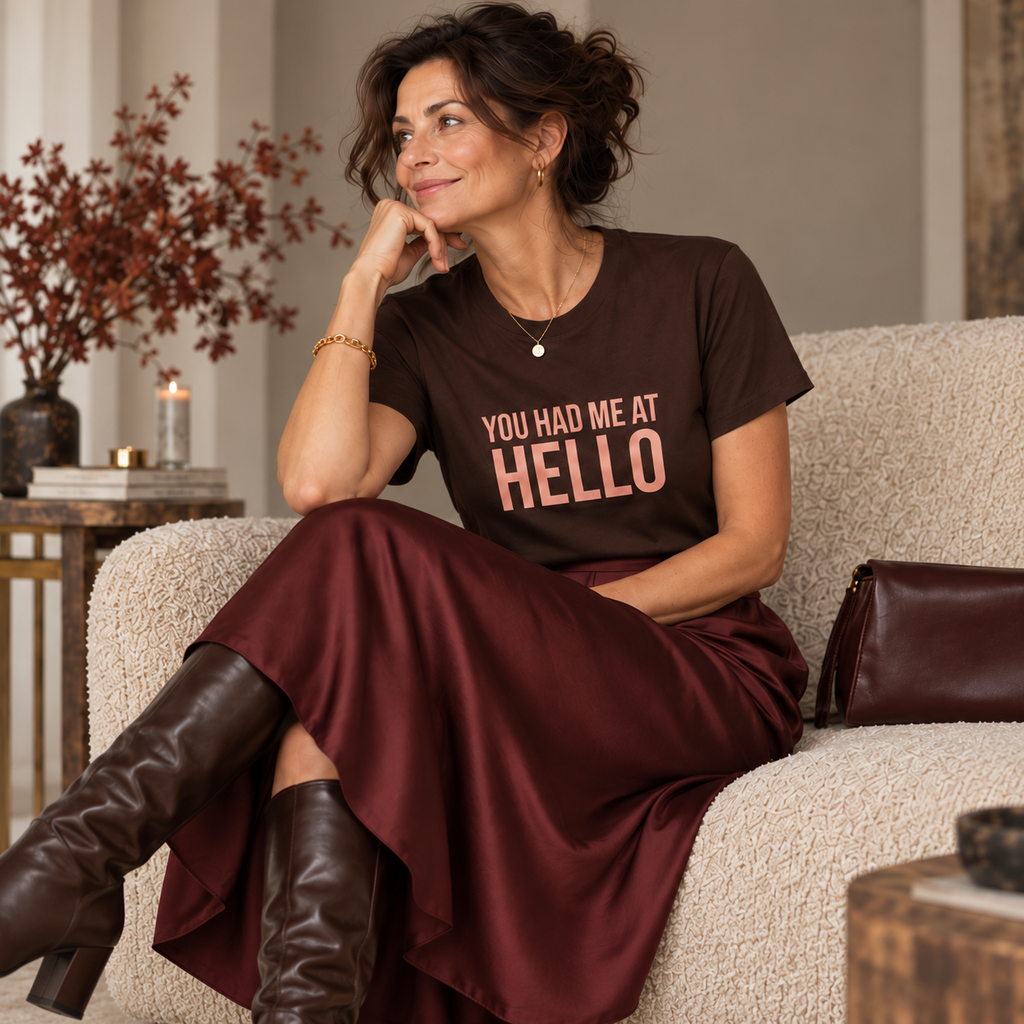 The Hello Tee Autumn Edition - Loose fit